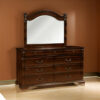 Burleigh Transitional Style Mirror , Cherry