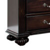 Syracuse Traditional Style Beautiful Nightstand, Dark Walnut