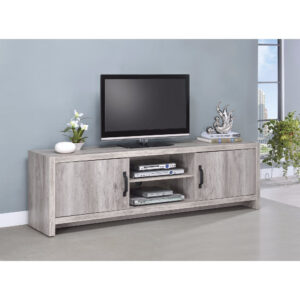 Marvelous driftwood tv console, Gray