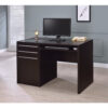 Contemporary Wooden Connect IT Computer Desk, Brown