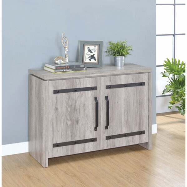 140220266990f3254d818.jpeg Spacious Wooden Accent Cabinet, Gray