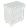 140220266990f398cba39.jpeg 28 Inch Bedside Nightstand, 2 Drawers with Classic Round Knobs, Handcrafted White Mango Wood