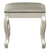 Cherub Vanity Set Featuring Stool And Mirror Silver