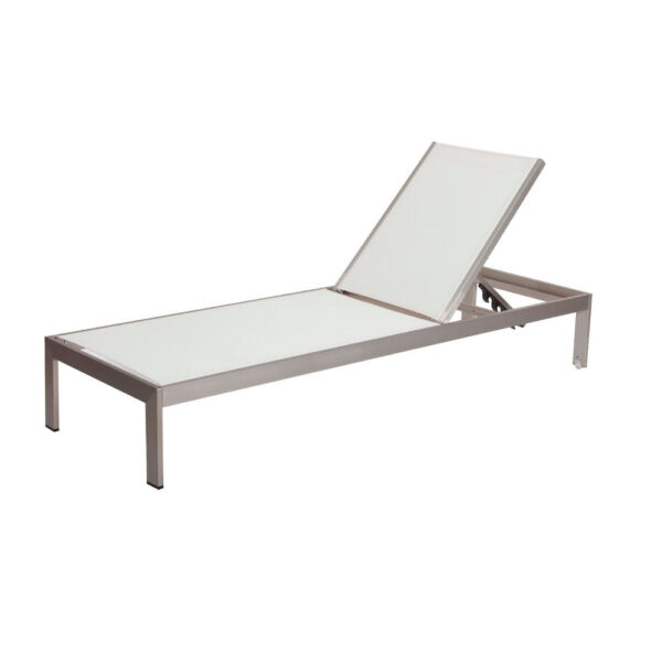 140220266990f48b74b98.jpeg Anodized Aluminum Modern Patio Lounger In White