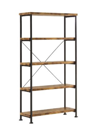 Rustically designed Bookcase With 4 Open Shelves