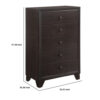 140220266990f647b6205.jpeg Wooden Chest with 5 Spacious Drawers , Espresso Brown