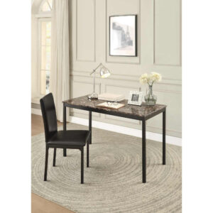 140220266990f6fa8aead.jpeg Faux Marble Writing Desk With Leatherette Upholstered Metal Chair, Black