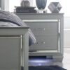 140220266990f77d03a19.jpeg Mirror Accented Wooden Night Stand With 2 Drawer, Gray