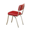 140220266990f79ea333e.jpeg Dining Side Chair Set of 2, Retro Red Faux Leather, Chrome Metal Legs