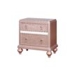 140220266990f7d57141e.jpeg Contemporary Solid Wood Night Stand With Mirror Trim, Pink