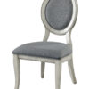 140220266990f82a53927.jpeg Fabric Upholstery Side Chair, White And Gray, Pack Of Two
