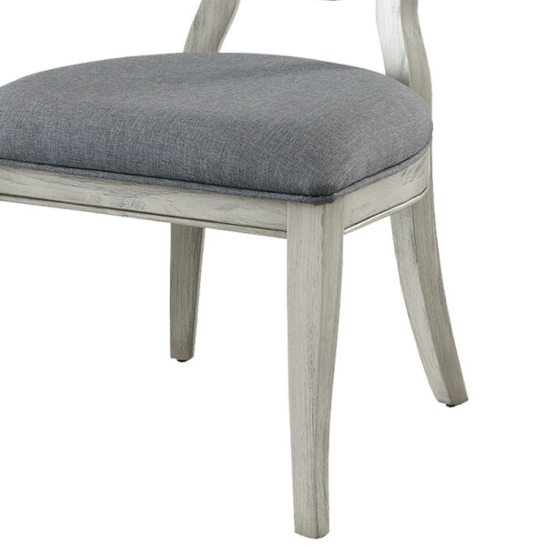 140220266990f82fa2af7.jpeg Fabric Upholstery Side Chair, White And Gray, Pack Of Two