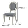 140220266990f830a7f25.jpeg Fabric Upholstery Side Chair, White And Gray, Pack Of Two