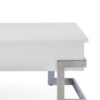 Wooden Coffee Table With Lift Top Storage Space, White