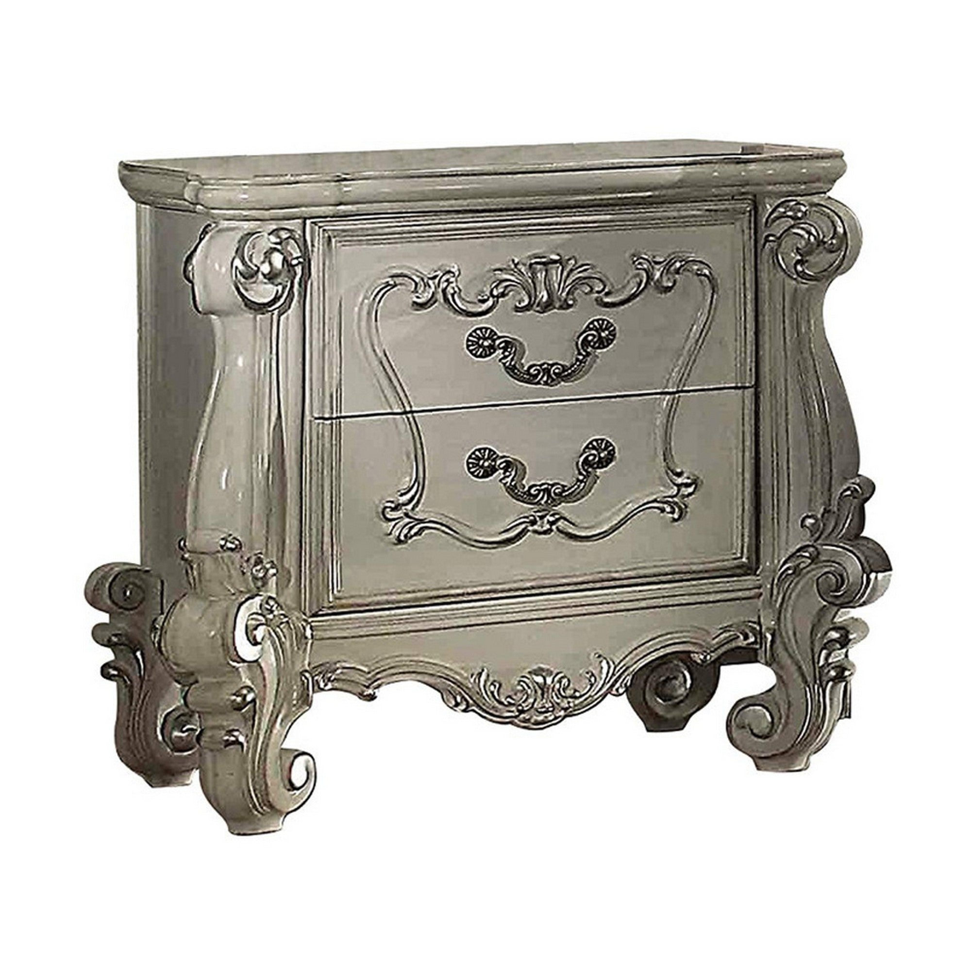 140220266990f96c99d2f.jpeg Two Drawers Wooden Nightstand with Carved Details, Bone White