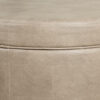 Faux Leather Upholstered Wooden Ottoman with Lift Off Lid Storage, Brown