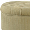 140220266990fce4211db.jpeg Fabric Upholstered Wooden Ottoman with Tufted Lift Off Lid Storage, Beige and Brown