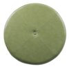 Leatherette Upholstered Wooden Ottoman with Single Button Tufted Lift Top Storage, Green, Large