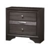 14022026699104dc0b3fa.jpeg Wooden Nightstand with 2 Drawers and 1 Jewelry Drawer, Gray and Silver