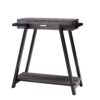 140220266991054303105.jpeg Wooden Console Table with Angled Leg Support and Drawer,Black and Gray
