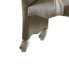14022026699105c963d19.jpeg Faux Leather Upholstered Wooden Arm Chairs, Set of Two, White and Gray
