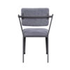 1402202669910895b604a.jpeg Fabric Upholstered Metal Dining Chair, Set of 2, Gray and Black