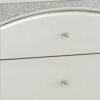 14022026699109cad0e12.jpeg Modern Style 2 Drawer Wooden Nightstand with Rhinestone Inlays, Silver