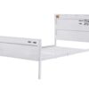 1402202669910af121e68.jpeg Industrial Style Metal Twin Size Bed with Straight Leg Support, White