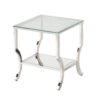 1502202669911a397412a.jpeg Glass Top End Table with Mirrored Bottom Shelf, Clear and Silver