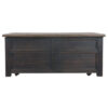 Wooden Lift Top Coffee Table with Drawers and Caster, Black and Brown