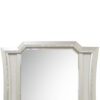 Elegant Mirror with Crystal Sparkling Trim and Led Lights, Silver