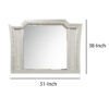 Elegant Mirror with Crystal Sparkling Trim and Led Lights, Silver