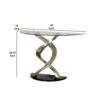 1502202669911d8876741.jpeg Sofa Table with Twisted Metal Base and Semi Circular Glass Top, Silver