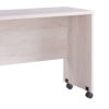1502202669911df111dde.jpeg Rectangular Wooden Desk Return with Casters and Grain Details, White Oak