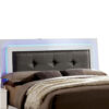 1502202669911dfb09bf1.jpeg Contemporary Full Bed with LED Trim and Lacquer Coating, White and Gray