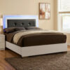 1502202669911e0087e5e.jpeg Contemporary Full Bed with LED Trim and Lacquer Coating, White and Gray