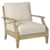 1502202669911e94e761d.jpeg Traditional Wooden Chair with Fabric Cushioned Seating, Beige and Brown