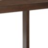 Rectangular Wooden Sofa Table with Sled Base, Espresso Brown