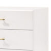 150220266991268017bbf.jpeg 6 Drawer Wooden Dresser with Metal Hairpin Legs, White and Gold