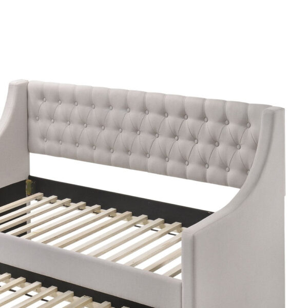 15022026699128995adce.jpeg Fabric Twin Size Daybed with Button Tufted Back and Sloped Arms,Light Gray