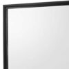 1502202669912c06cd289.jpeg Rectangular Wooden Frame Dresser Top Mirror, Black and Silver