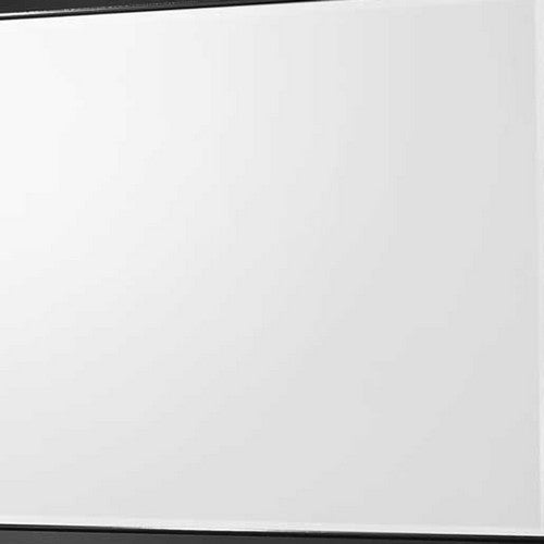 1502202669912c076fa5d.jpeg Rectangular Wooden Frame Dresser Top Mirror, Black and Silver