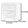 1502202669912d0ba8bb4.jpeg 2 Drawer Wooden Nightstand with Metal Handles and Bracket Legs, Brown