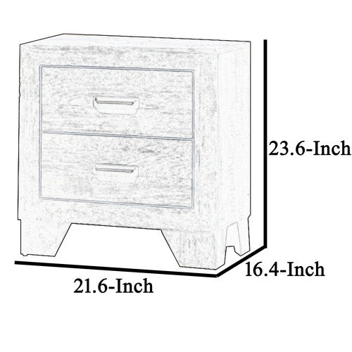 1502202669912d0ba8bb4.jpeg 2 Drawer Wooden Nightstand with Metal Handles and Bracket Legs, Brown