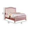 1502202669912e2aa6297.jpeg Full Size Wooden Bed With Mirror Trim Details and Camelback Headboard, Pink