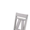 150220266991321dde20d.jpeg Wooden Side Chair with Fabric Upholstered Seat, Set of 2, White and Gray