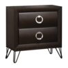 15022026699133d118316.jpeg 2 Drawer Wooden Nightstand with Metal Ring Handles and Harpin Legs, Brown