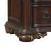 15022026699135301f7e4.jpeg 3 Drawer Nightstand with Carved Pilaster and Bracket Feet, Cherry Brown