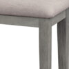 1502202669913e275e82e.jpeg Rectangular Style Wooden Bench with Fabric Upholstered Seat, Gray