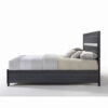 1502202669913e471eb3f.jpeg Contemporary Acrylic Trim Accent Eastern King Bed with 2 Drawers, Black